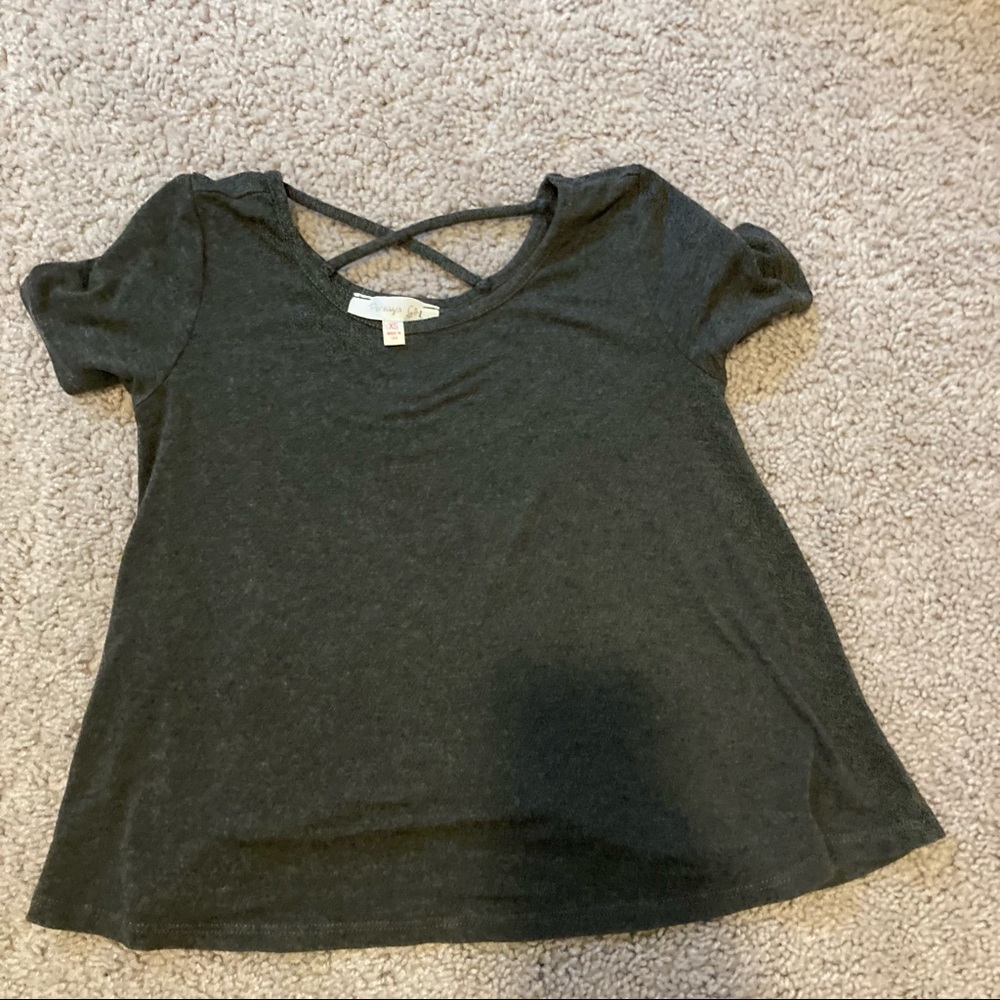 Persaya Girl top with criss cross back